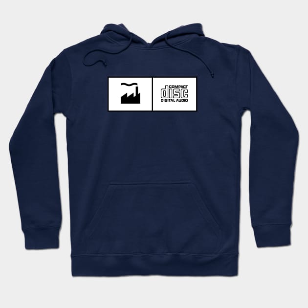 Factory Records CD Hoodie by DCMiller01